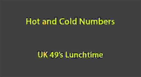 7/49 hot and cold numbers